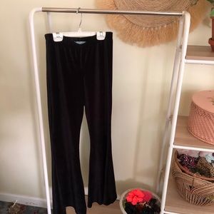 Velvet corduroy flares